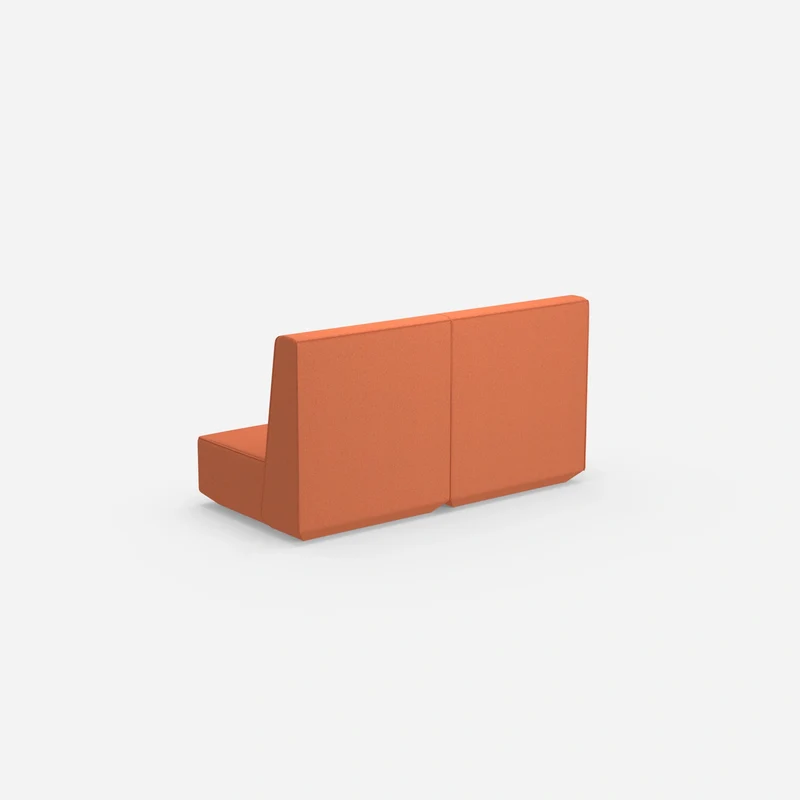 2er Sofa mit hoher Rückenlehne