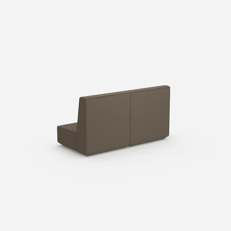 2er Sofa mit hoher Rückenlehne