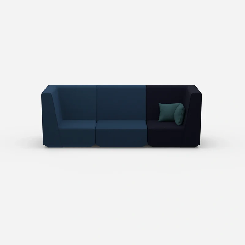 Sofa blau für 3 Personen