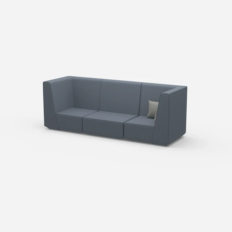 Sofa blau für 3 Personen