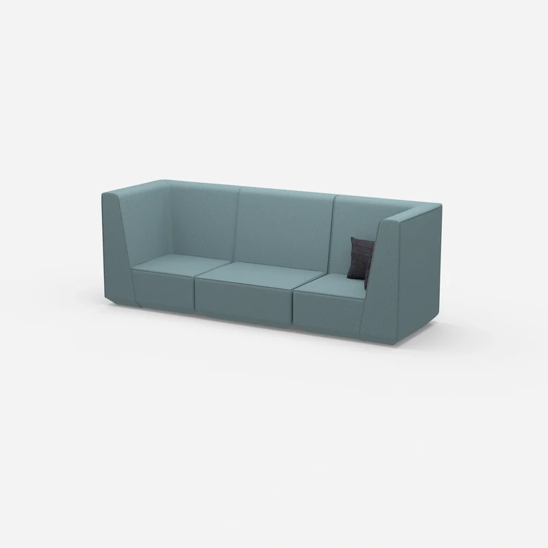 Sofa blau für 3 Personen