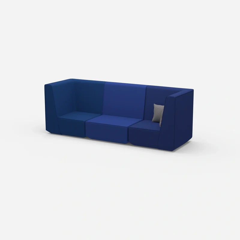 Sofa blau für 3 Personen