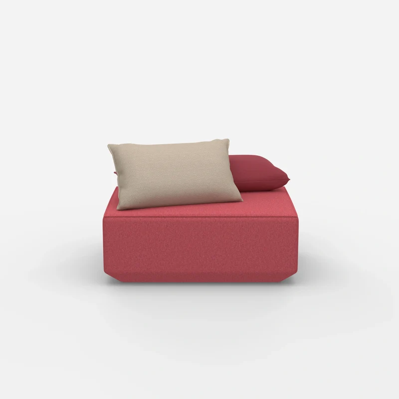 Sitzpouf in Rosa