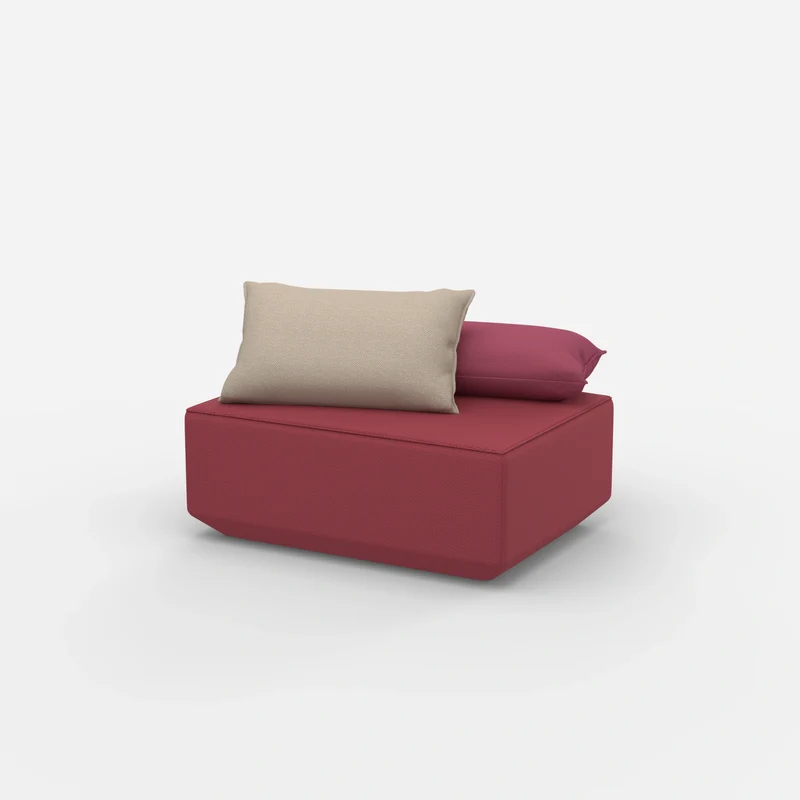 Sitzpouf in Rosa