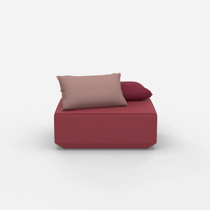 Sitzpouf in Rosa