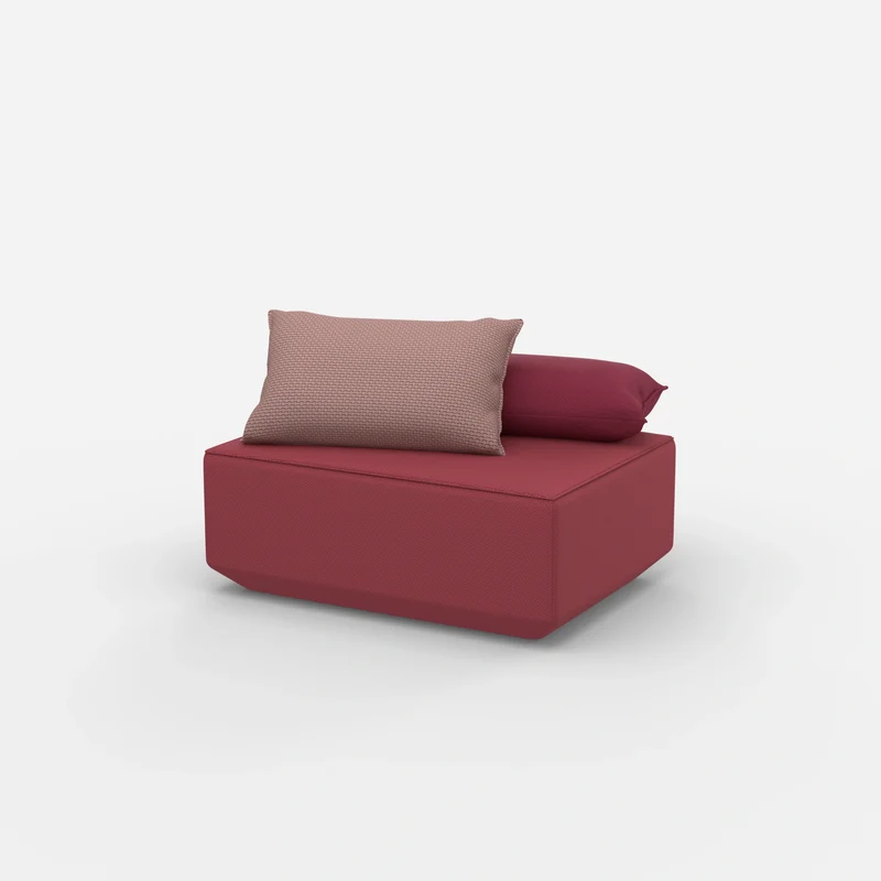 Sitzpouf in Rosa