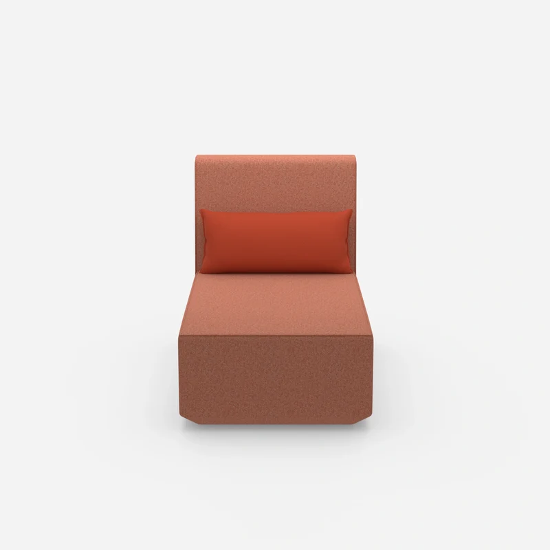 Moderner Longseat Sessel mit hoher Rückenlehne