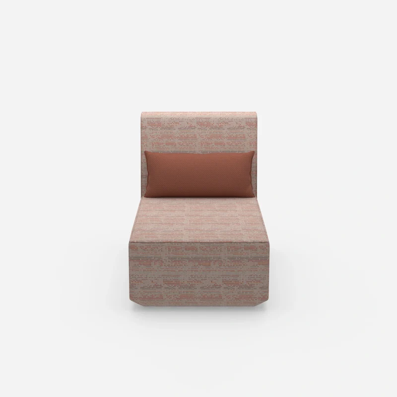 Moderner Longseat Sessel mit hoher Rückenlehne