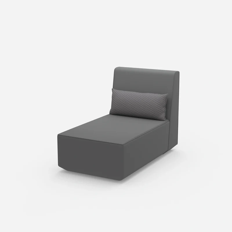 Moderner Longseat Sessel mit hoher Rückenlehne