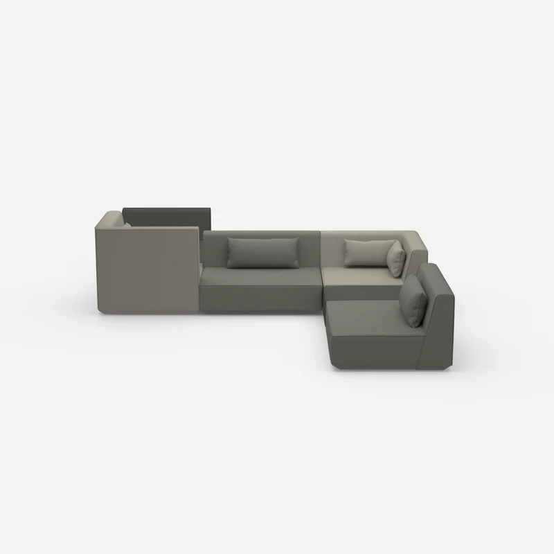 Großzügiges modulares Sofa für große Räume