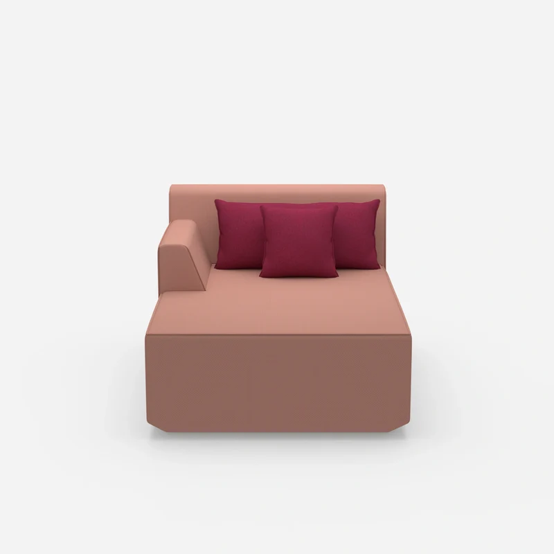Recamiere in Rosa