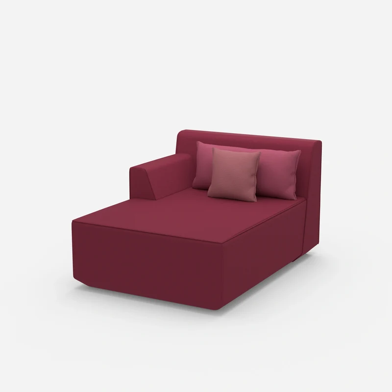 Recamiere in Rosa