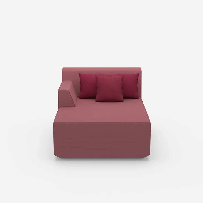 Recamiere in Rosa