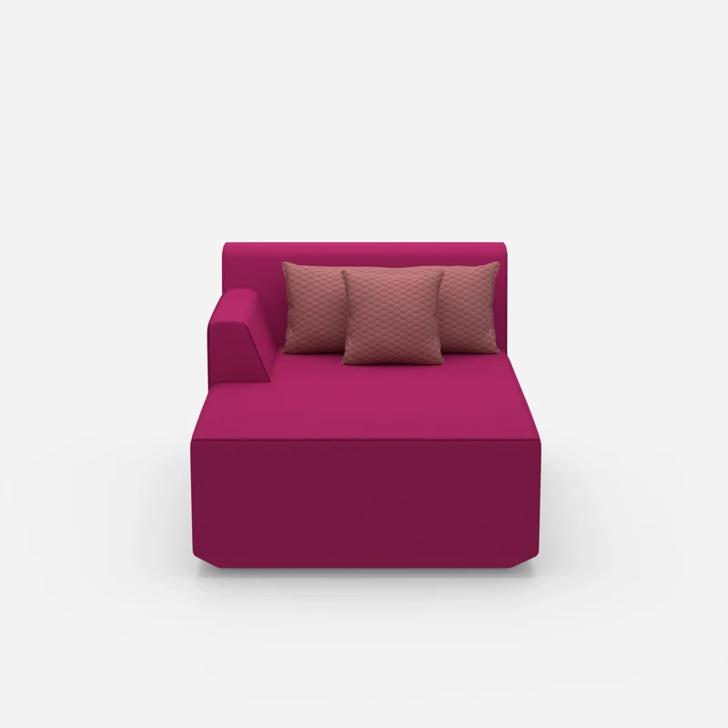 Recamiere in Rosa
