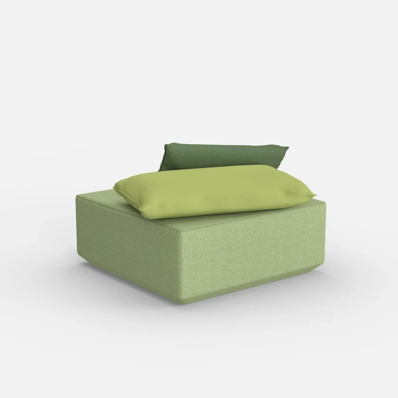 Moderner Pouf viereckig