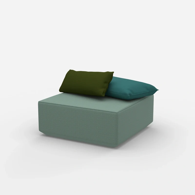 Moderner Pouf viereckig