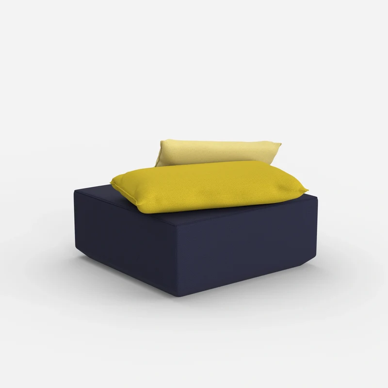 Moderner Pouf viereckig
