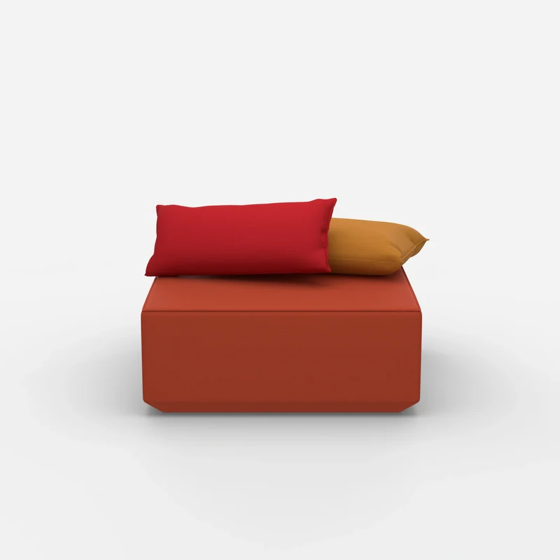Moderner Pouf viereckig