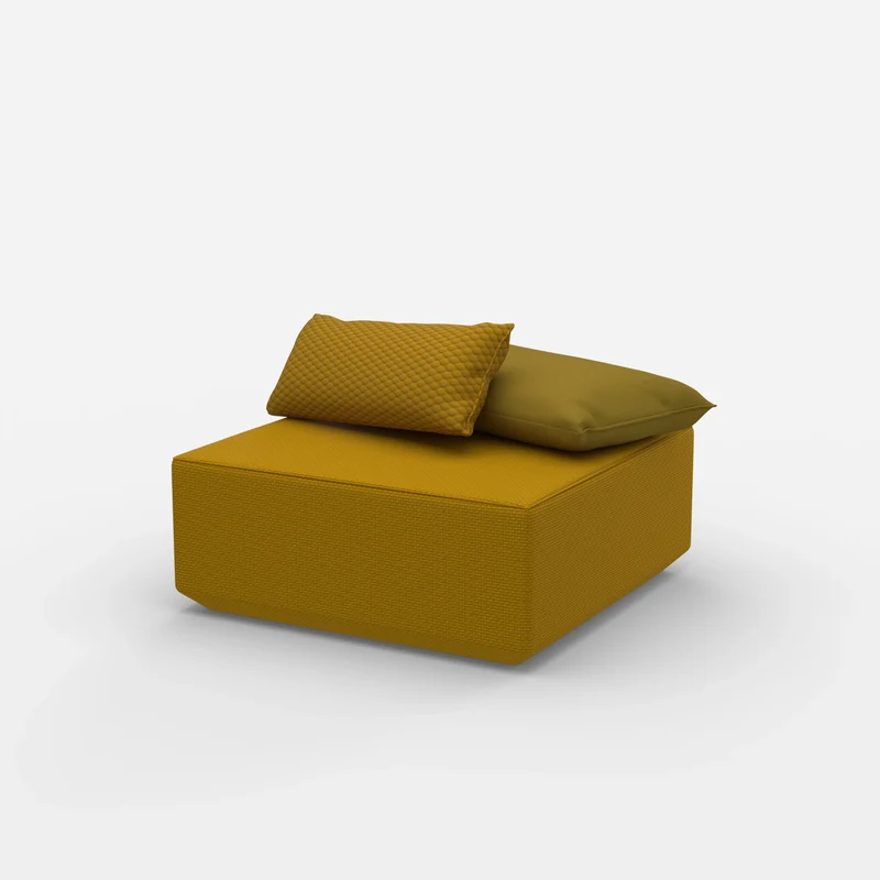 Moderner Pouf viereckig