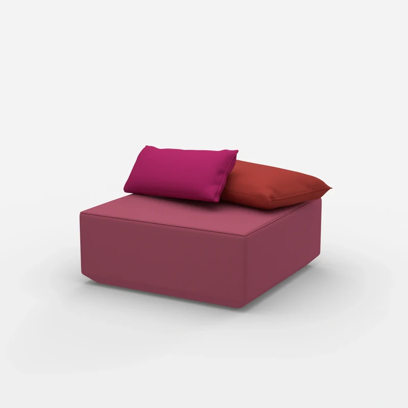 Moderner Pouf viereckig