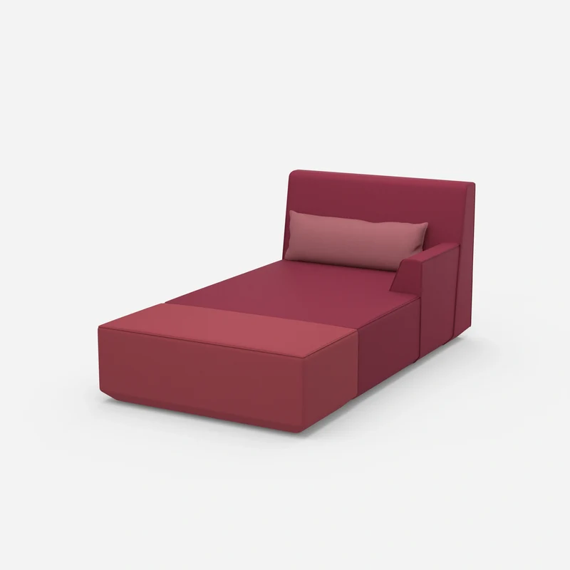 Moderne Recamiere zum Schlafen 120 cm breit