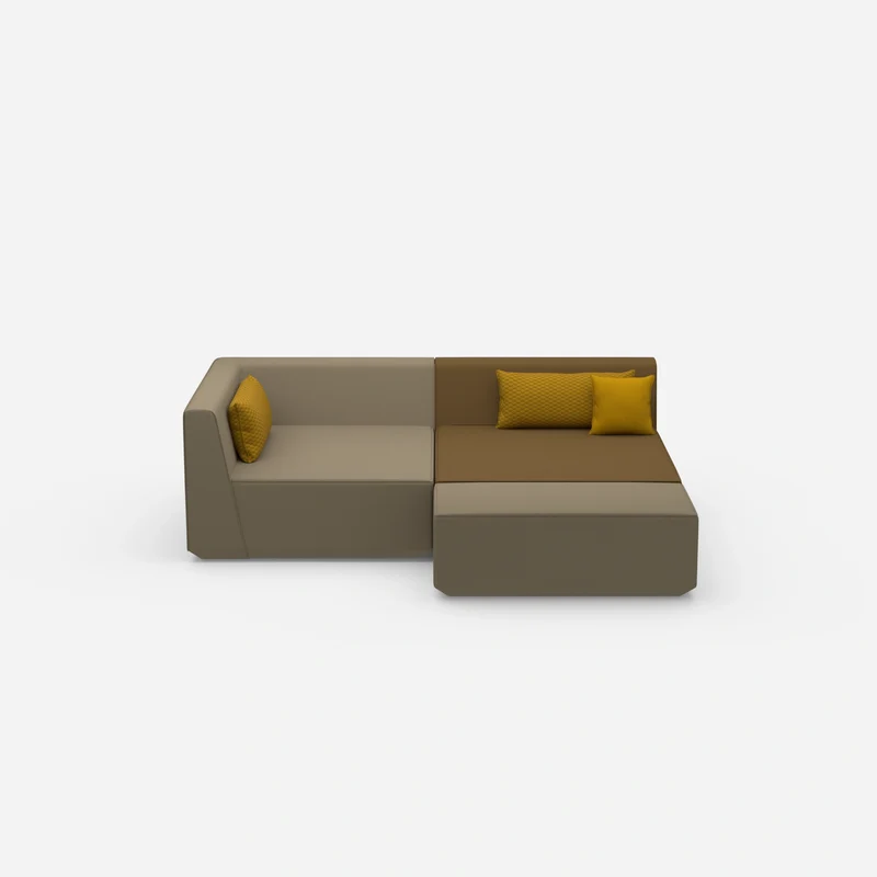 Eckcouch tiefe Sitzfläche