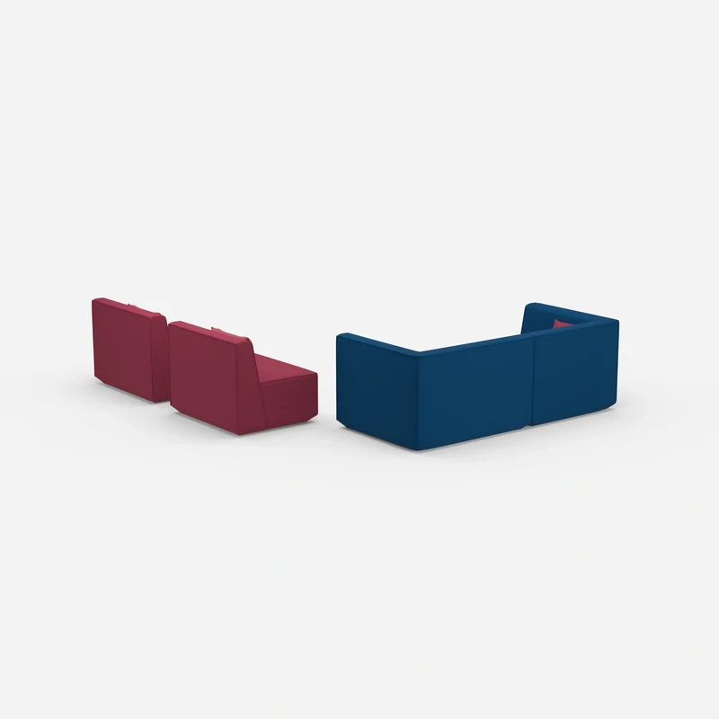 3 Sitzer Sofa mit 2 Sesseln