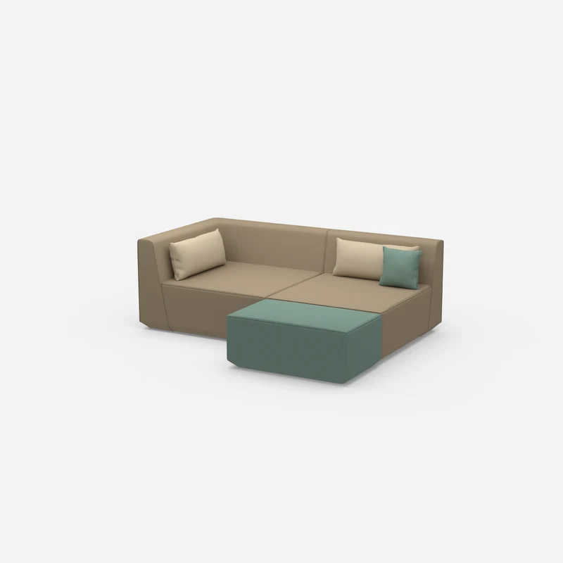 Tiefe Eckcouch