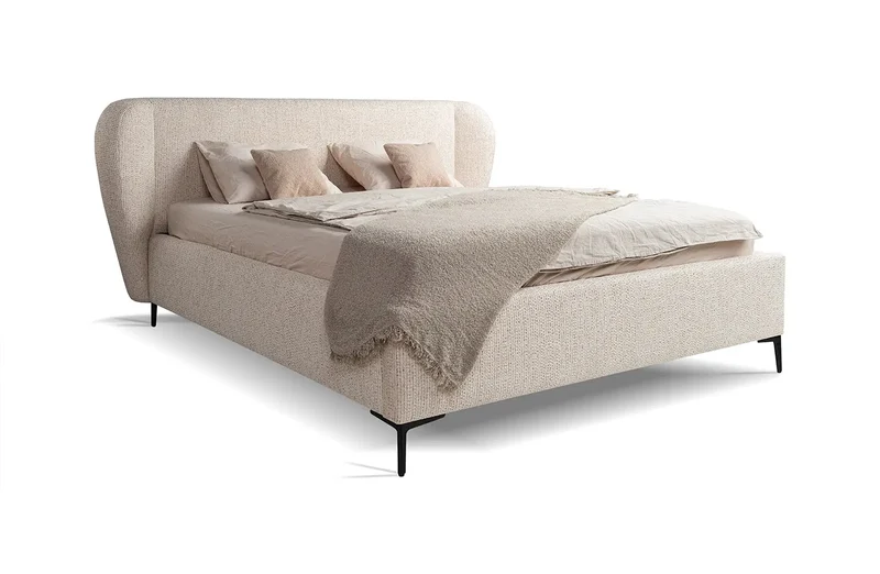Lit Coffre avec Tête de Lit ELIANO - 140 à 180 cm
