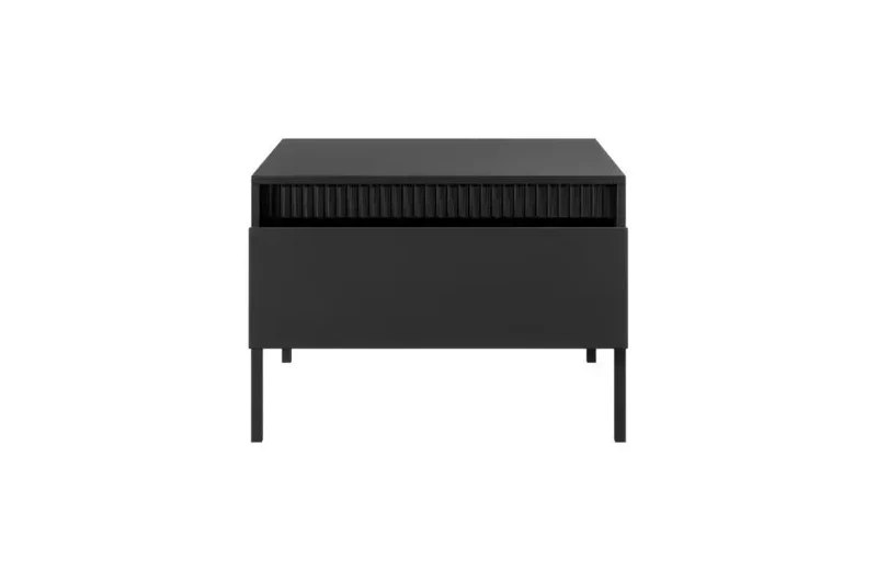 Table Basse de style moderne avec un tiroir SENSATION - 68 x 68 x 48cm