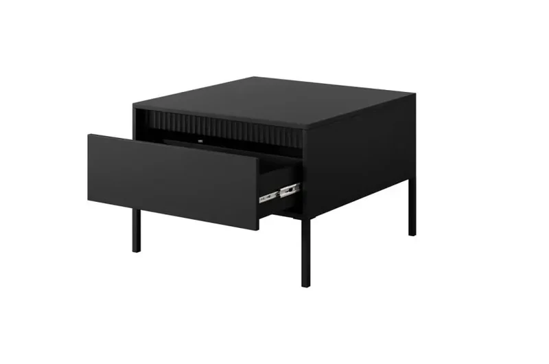 Table Basse de style moderne avec un tiroir SENSATION - 68 x 68 x 48cm