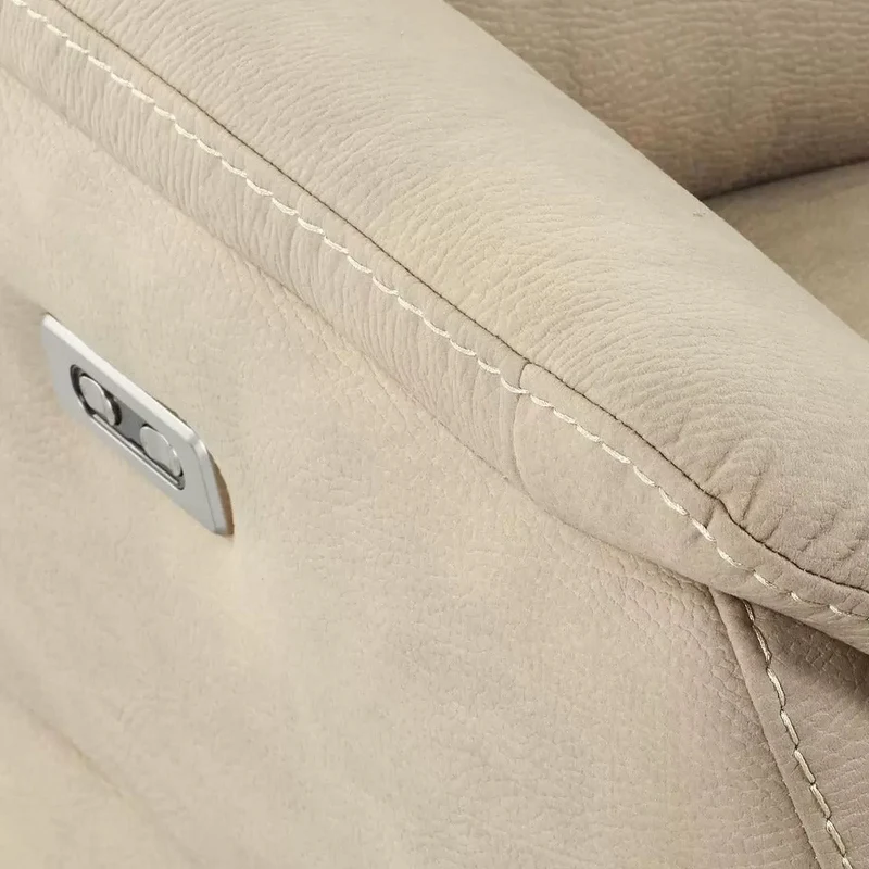 Fauteuil de relaxation électrique LES TENDANCES en nubuck Valenza
