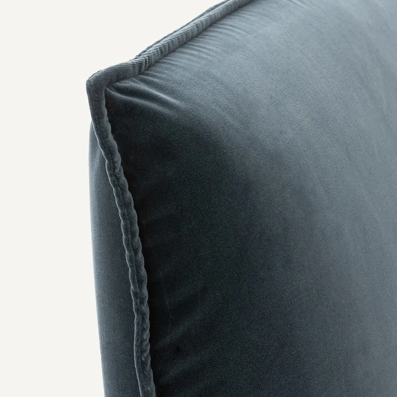 Lit velours avec sommier 180x200cm, Aurore design E. Gallina AM.PM