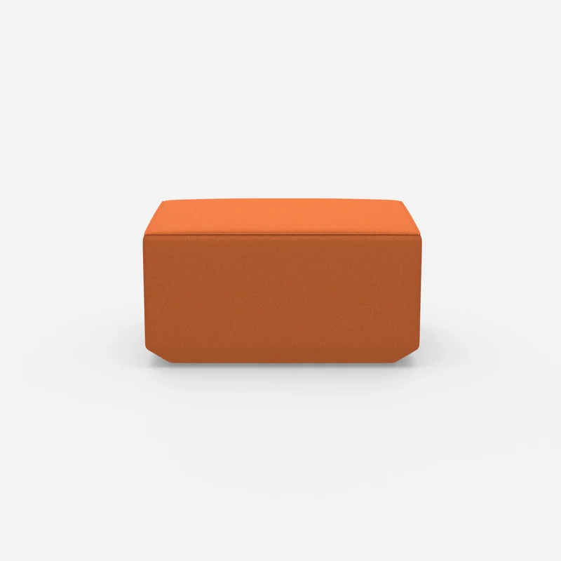 Sitzpouf in Orange