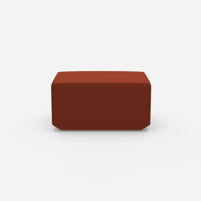 Sitzpouf in Orange