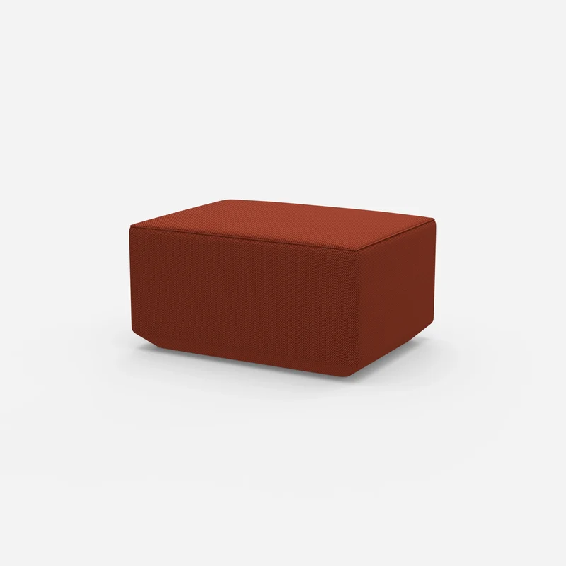 Sitzpouf in Orange