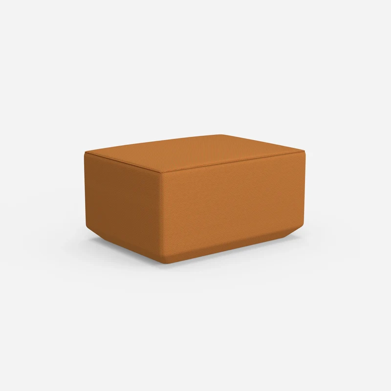 Sitzpouf in Orange