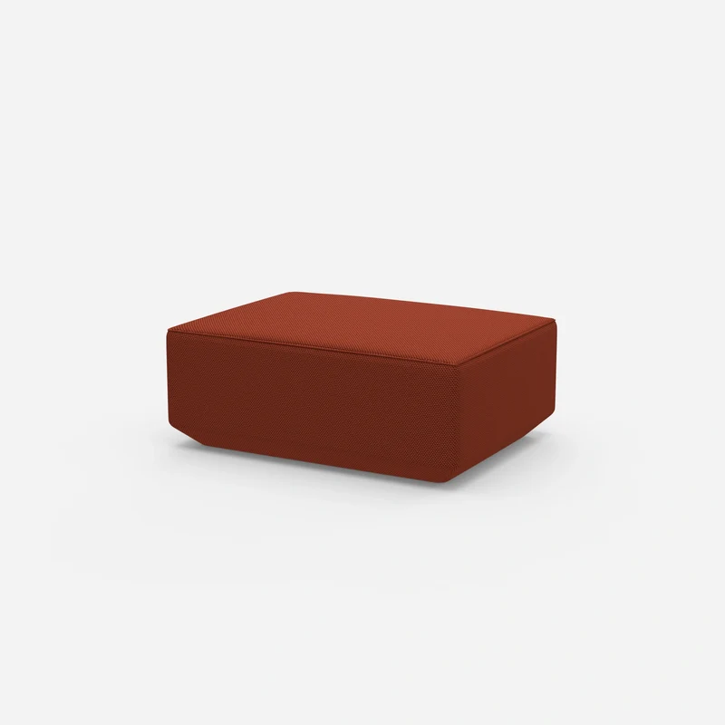Moderner Pouf orange