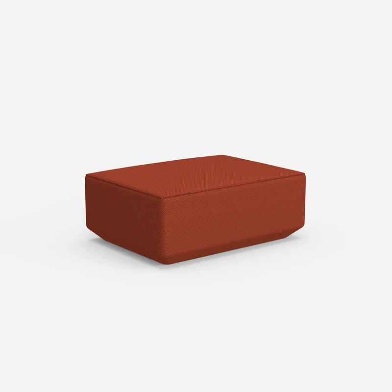 Moderner Pouf orange