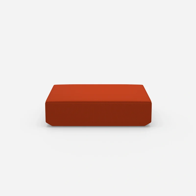 Roter Pouf