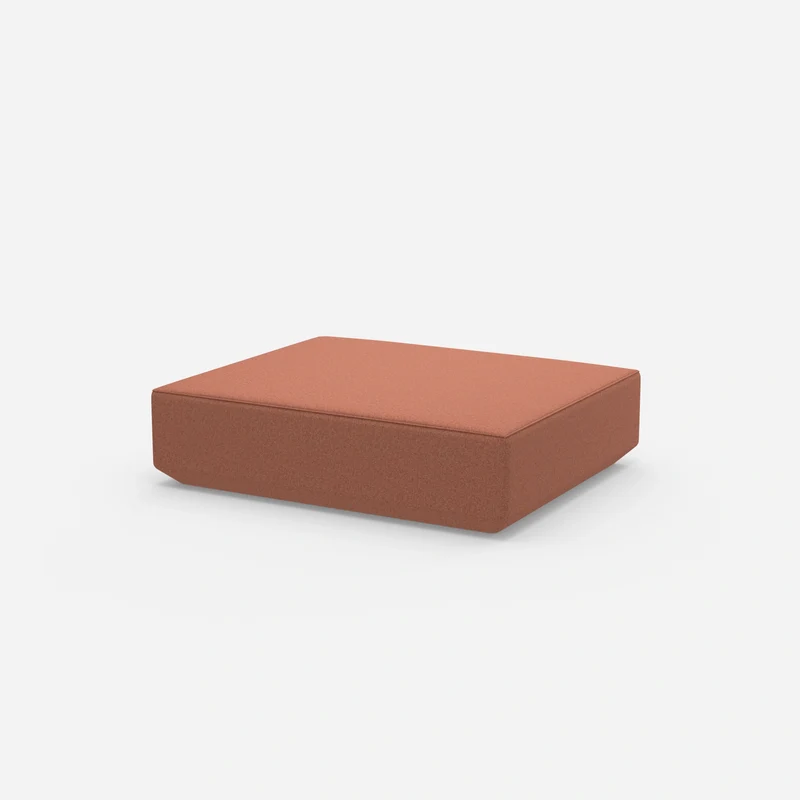 Roter Pouf