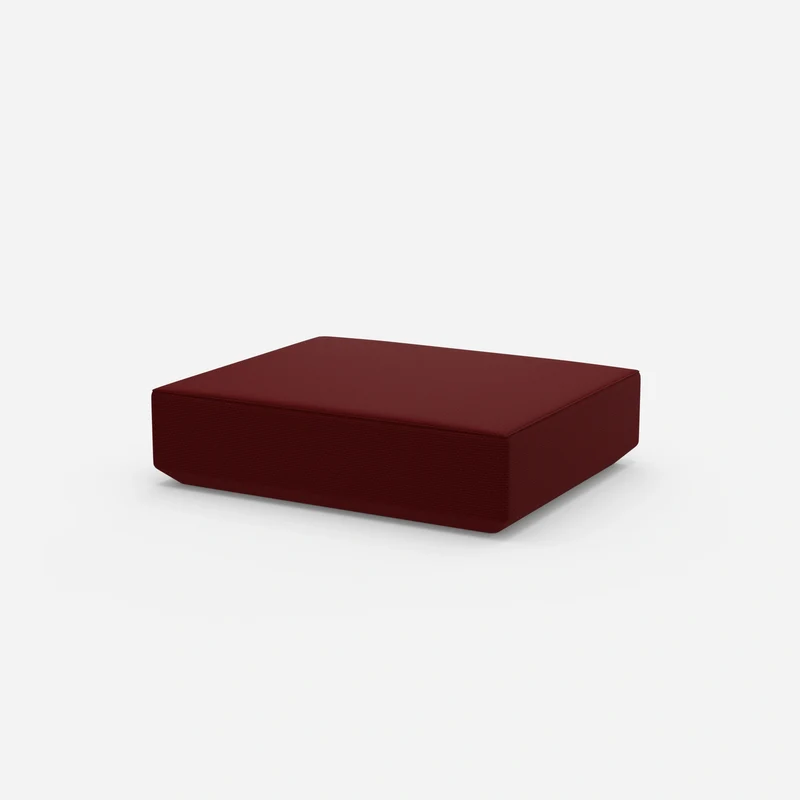 Roter Pouf