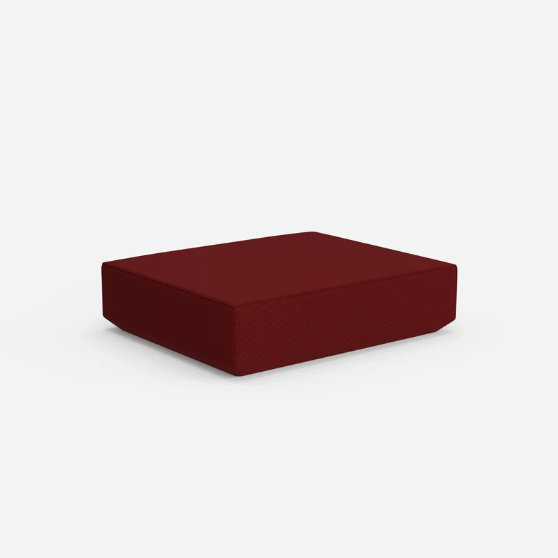 Roter Pouf
