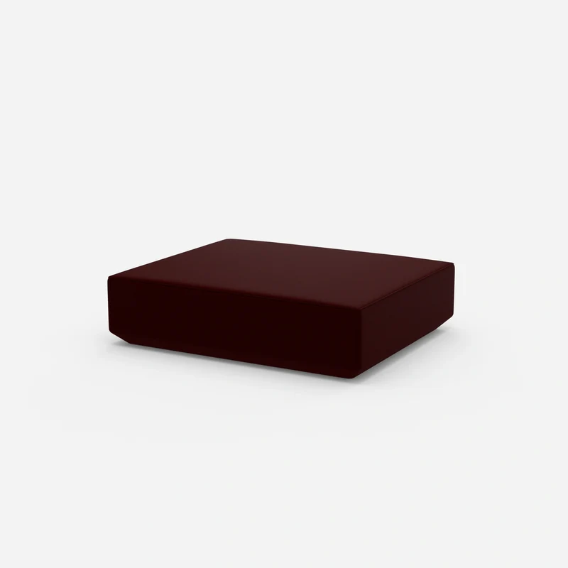Roter Pouf
