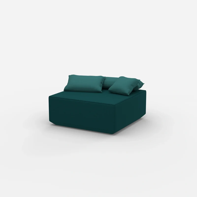 Sitzpouf petrol