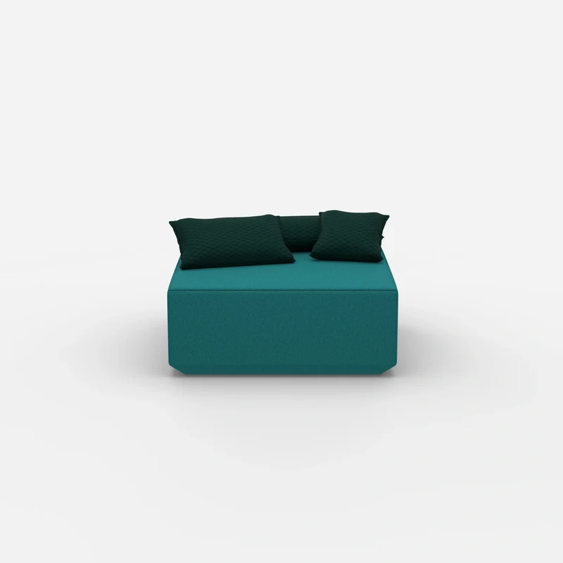 Sitzpouf petrol