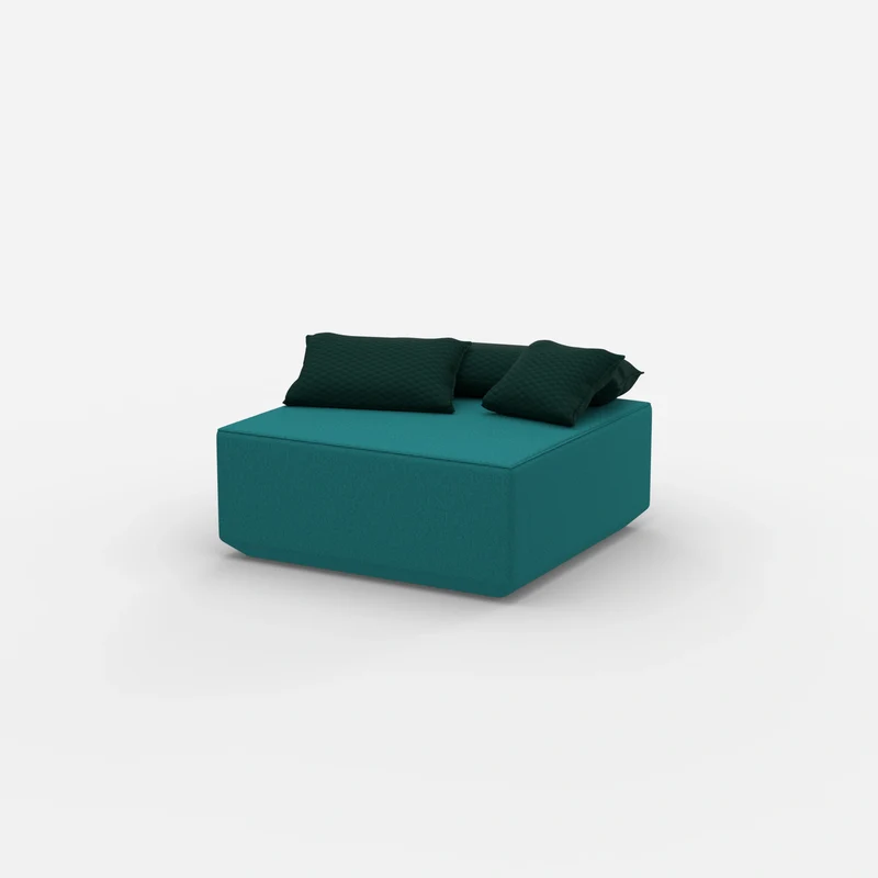 Sitzpouf petrol