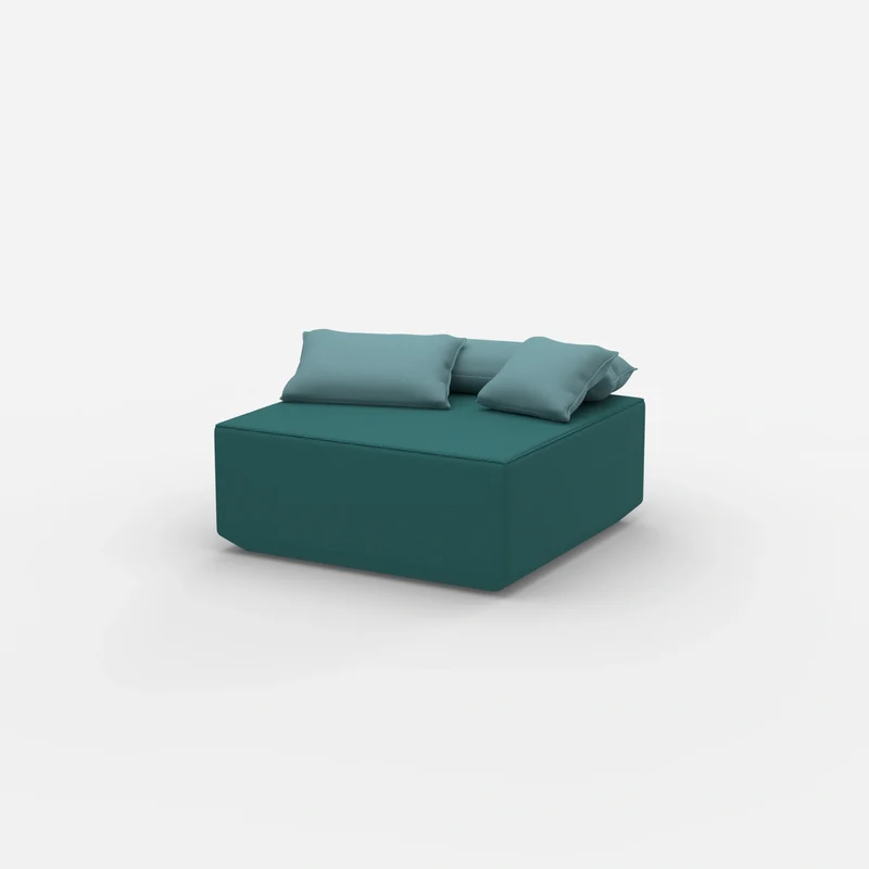 Sitzpouf petrol