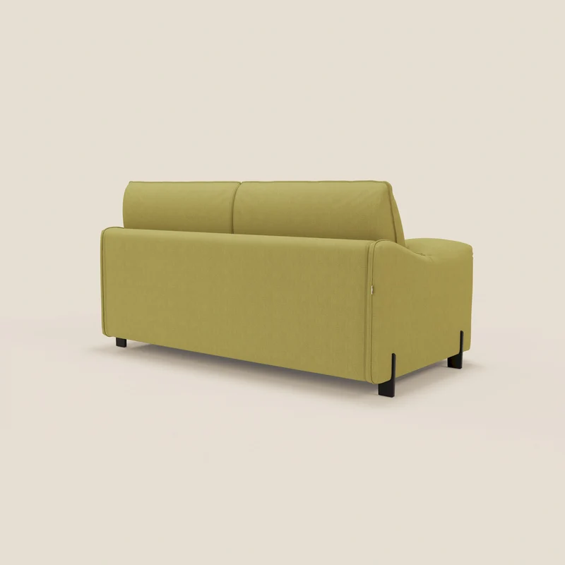 Primula Canapé convertible avec matelas H18 cm en tissu détachable T05 jaune