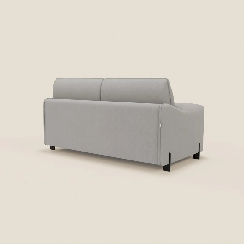 Primula Canapé convertible avec matelas H18 cm en tissu détachable T05 gris